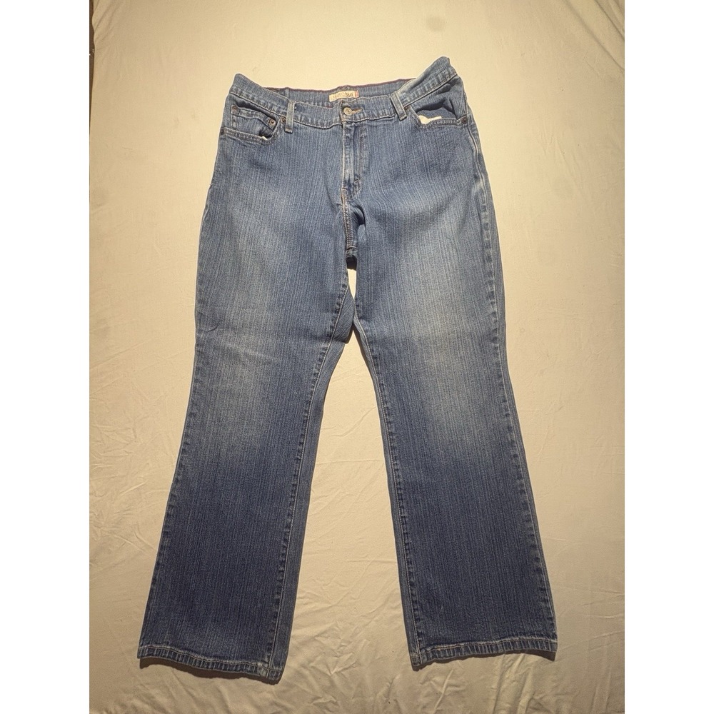 Levis 550 Relaxed Fit Jeans Womens 14 Short W31 Blue Stretch Denim High Rise